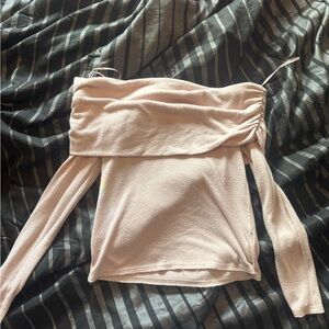 Pink Off Shoulder Top